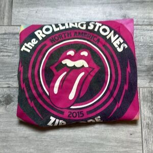 The Rolling Stones North America 2015 Zip Code Tour T-Shirt Size S